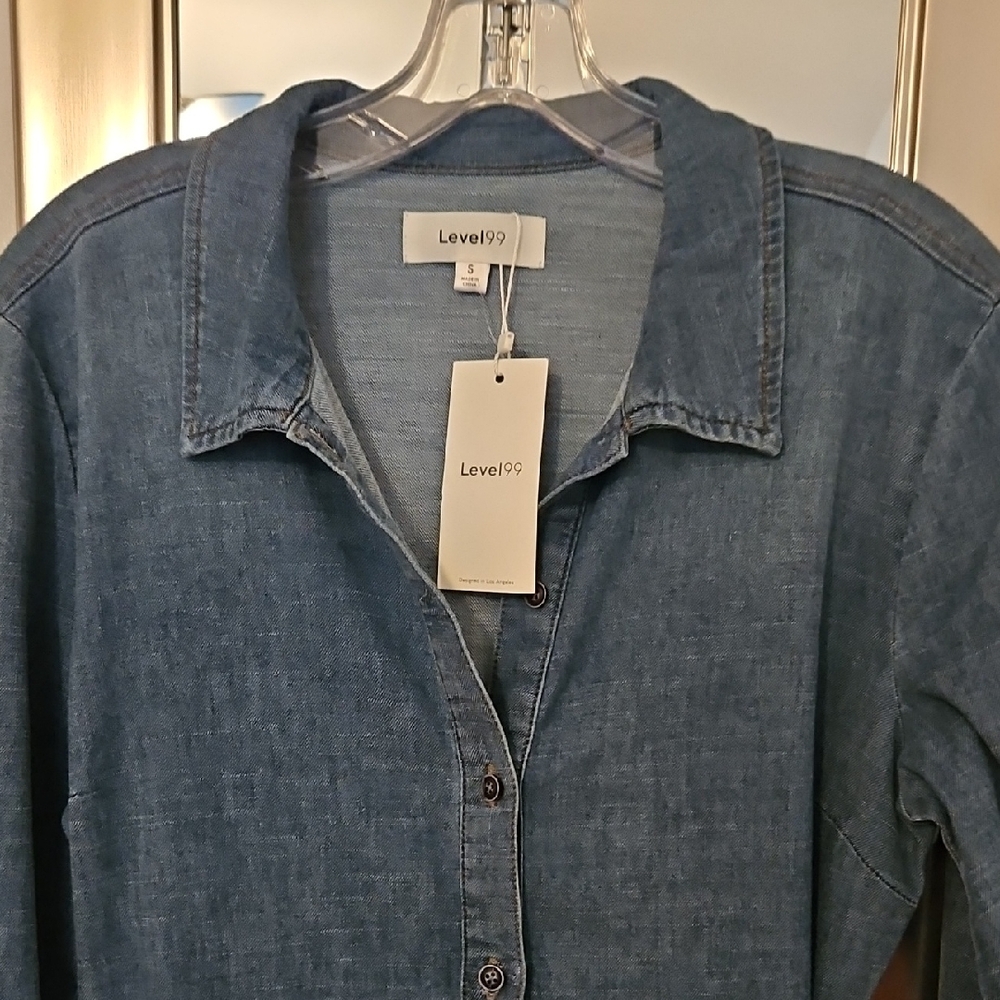 Level 99 Indigo Chambray Coveralls